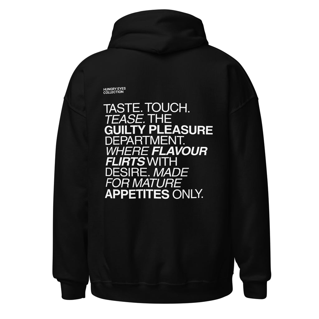 The Foodies Club - Hungry Eyes | Hoodie Dark - Foodies Gifts – by The Foodies Club 