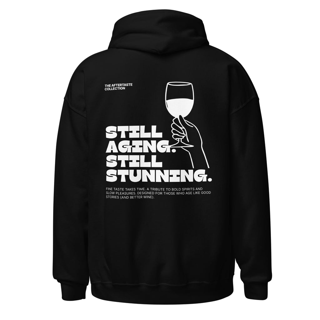 The Aftertaste Collection - Still aging. Still stunning | Hoodie Dark - Foodies Gifts – by The Foodies Club 