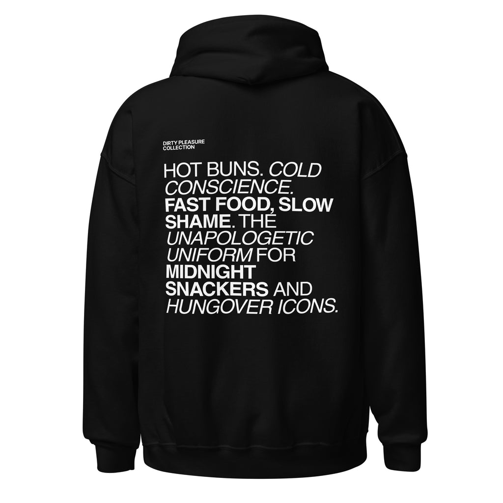 The Foodies Club - Dirty Pleasure | Hoodie Dark - Foodies Gifts – by The Foodies Club 