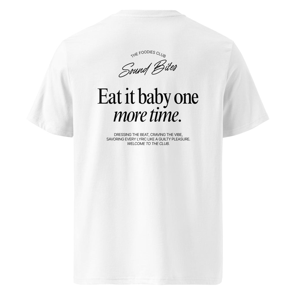 Eat it baby one more time | T-shirt Light - Foodies Gifts – by The Foodies Club 