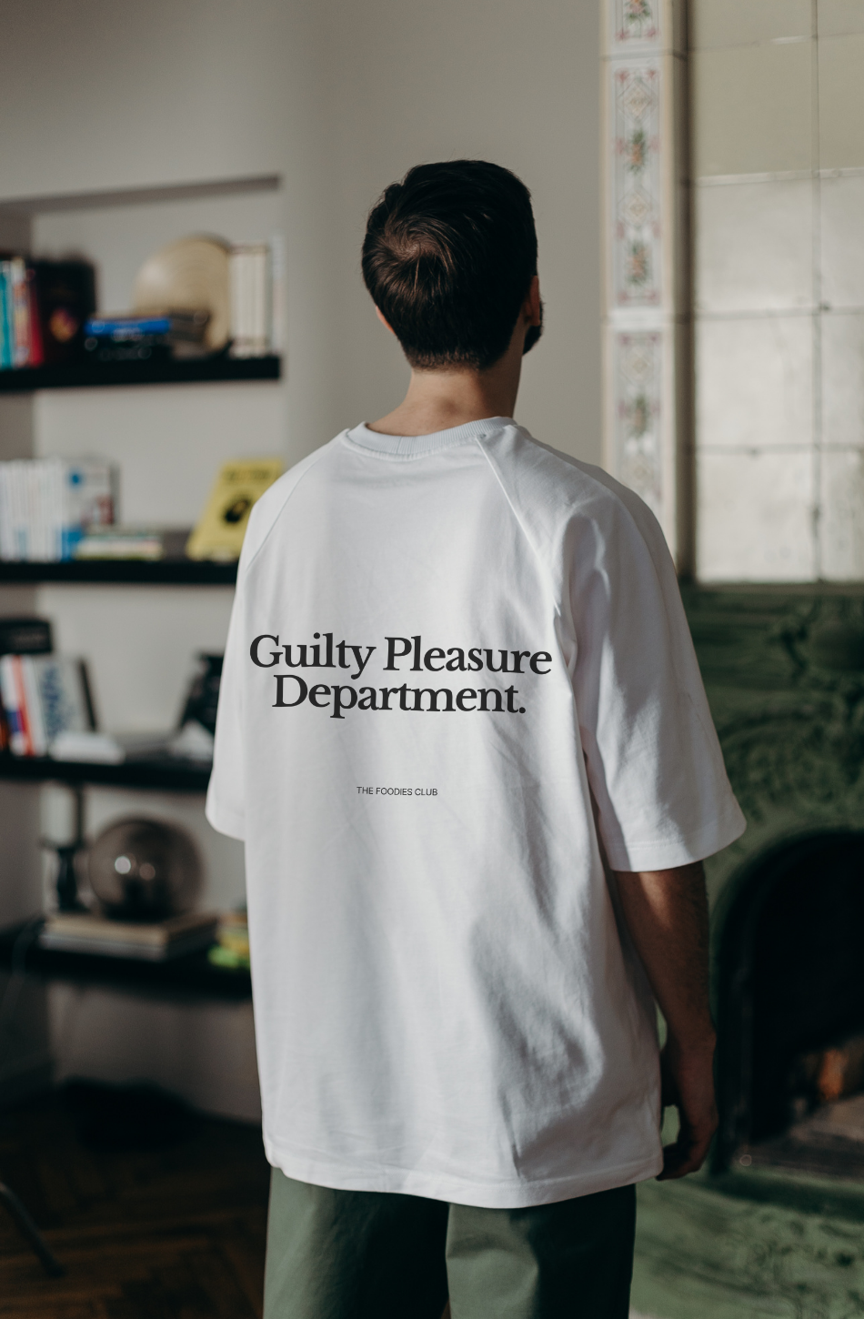 The Foodies Club - Guilty Pleasure Department | T-shirt Light - Foodies Gifts – by The Foodies Club 