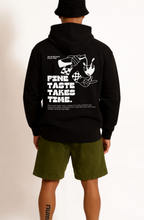 The Aftertaste Collection - Fine taste takes time | Hoodie Dark - Foodies Gifts – by The Foodies Club 