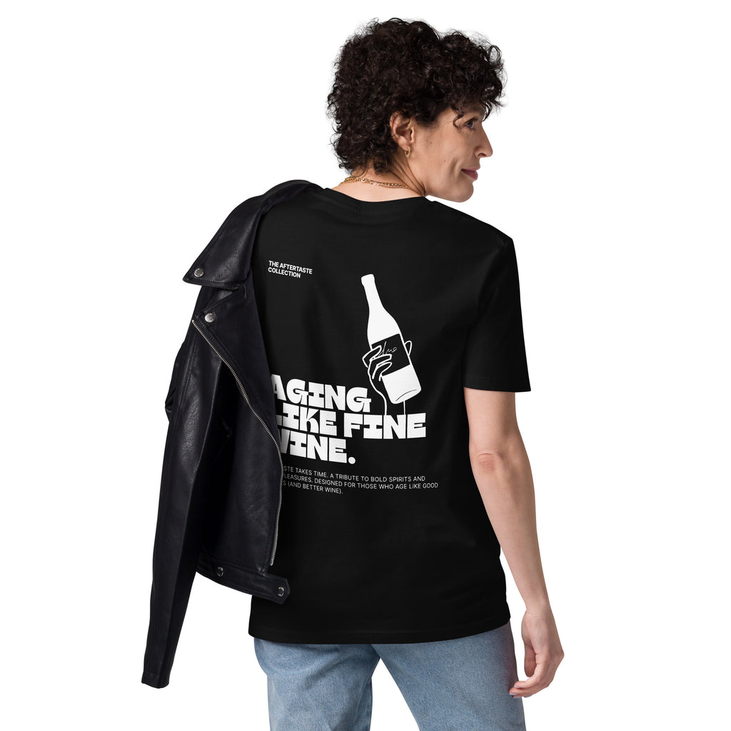 The Aftertaste Collection - Aging like fine wine | T-shirt Dark - Foodies Gifts – by The Foodies Club 