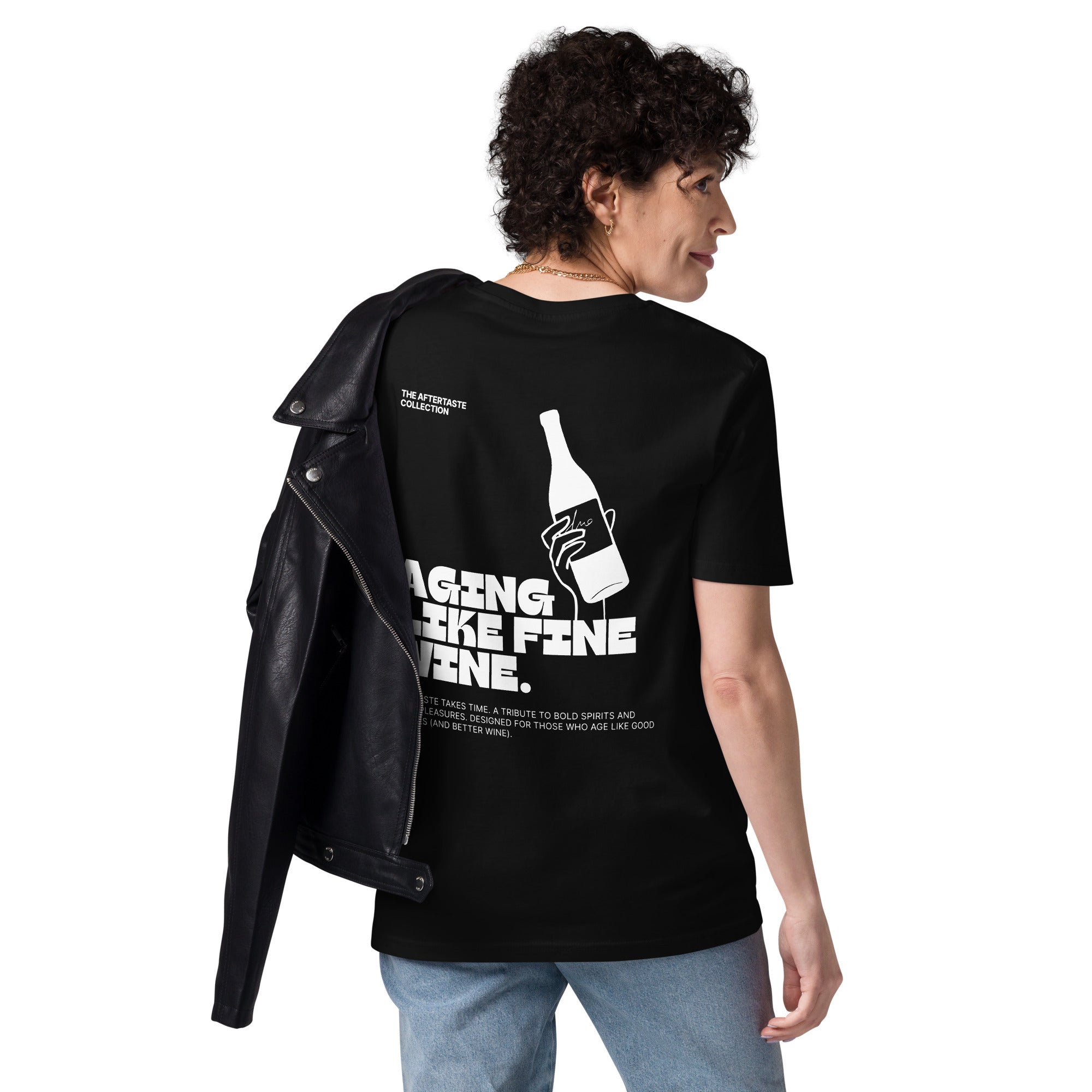 The Aftertaste Collection - Aging like fine wine | T-shirt Dark - Foodies Gifts – by The Foodies Club 