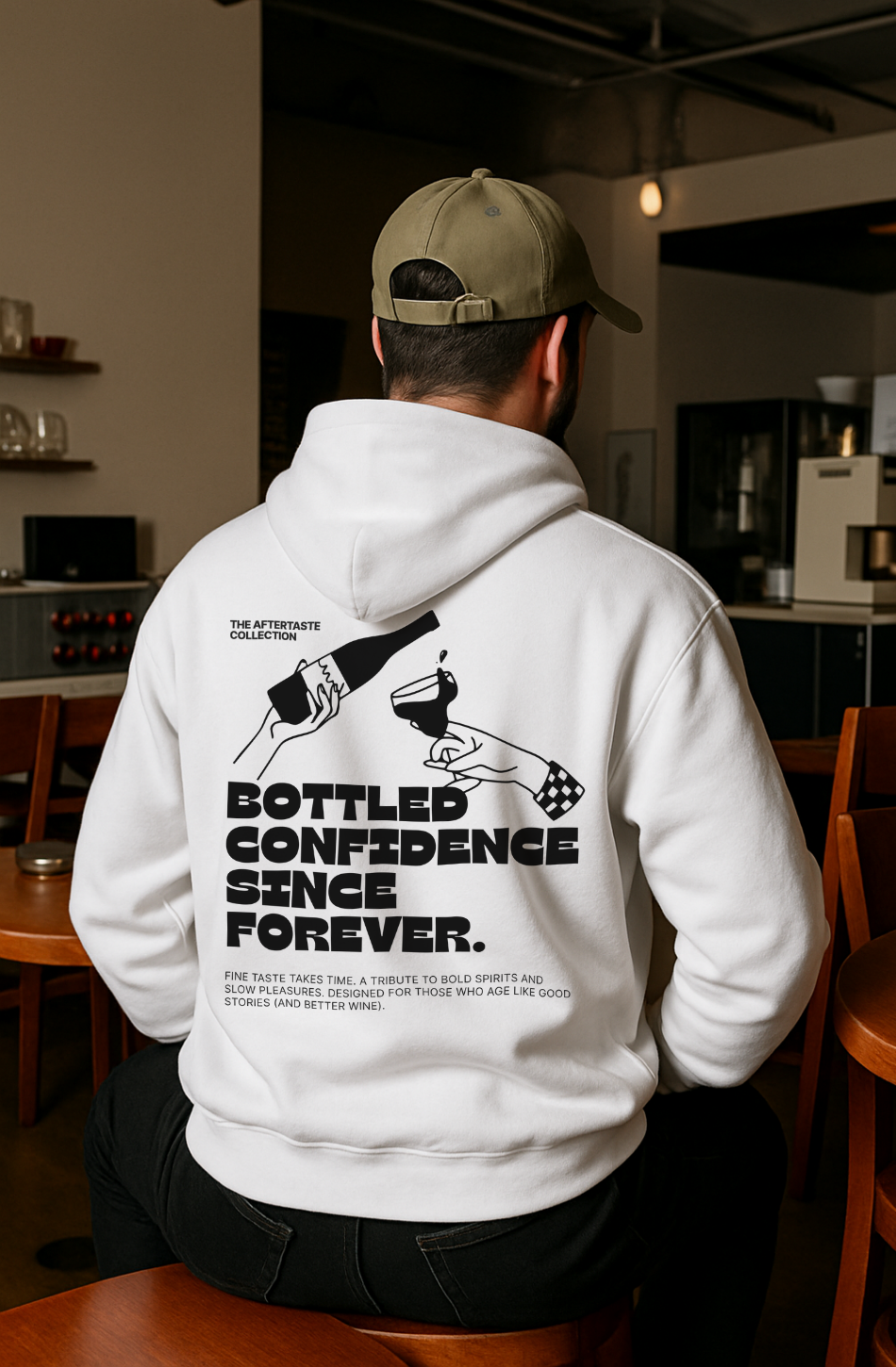 The Aftertaste Collection - Bottled confidence since forever | Hoodie Light - Foodies Gifts – by The Foodies Club 