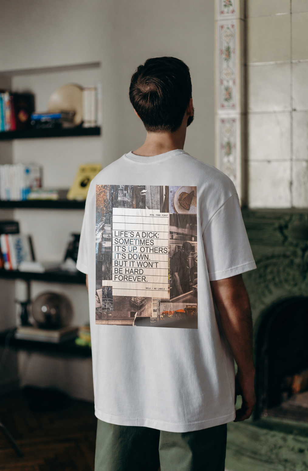 Foodies Gifts T-shirt by The Foodies Club featuring a bold "Life is a Dick" graphic on a casual cotton T-shirt.