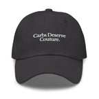 The Foodies Club - Carbs Deserve Couture | Boné Dark - Foodies Gifts – by The Foodies Club 