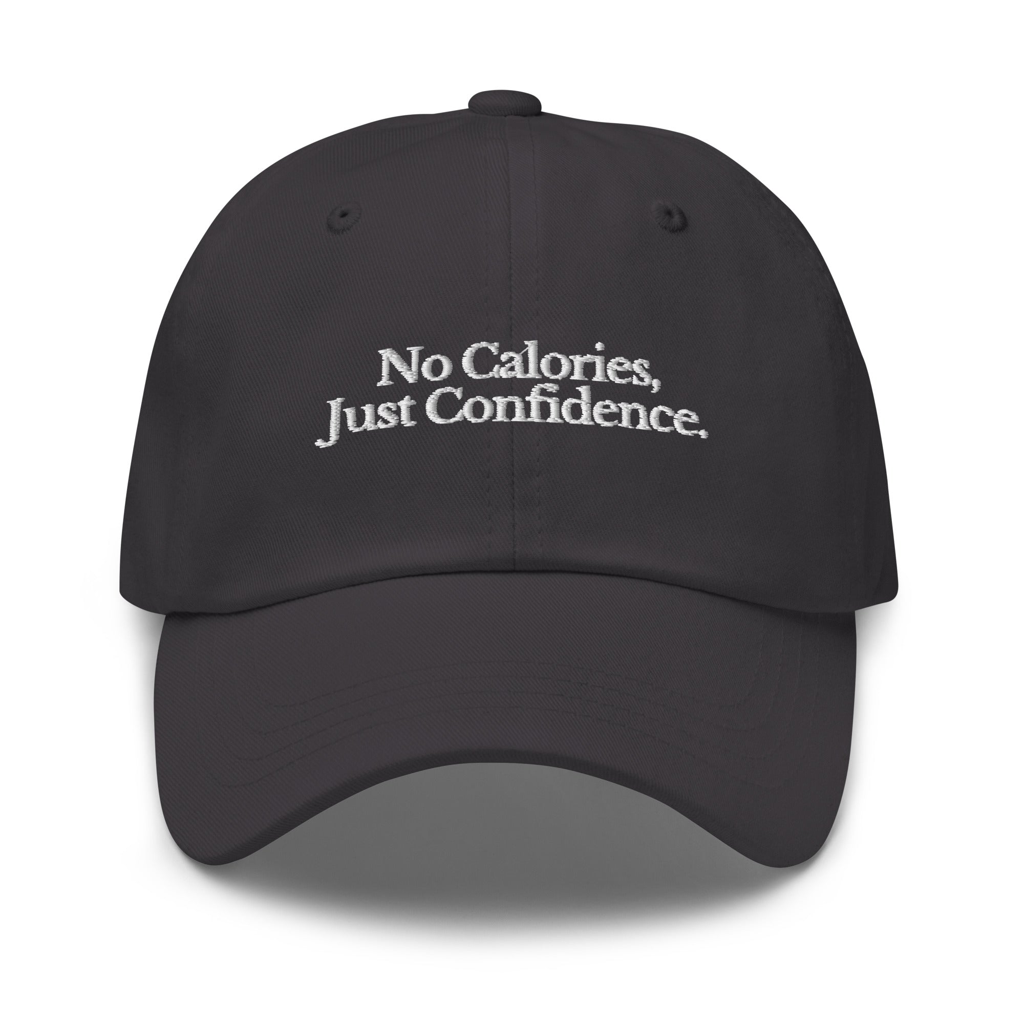The Foodies Club - No Calories, Just Confidence | Boné Dark - Foodies Gifts – by The Foodies Club 