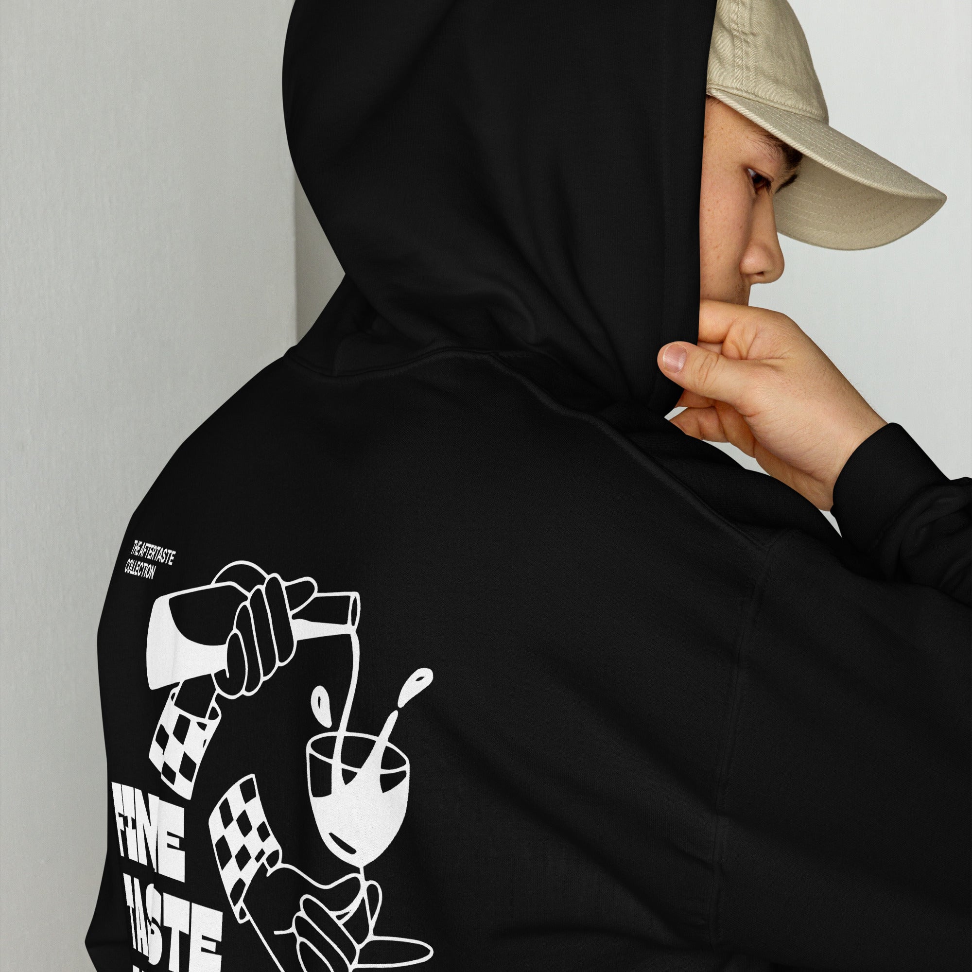 The Aftertaste Collection - Fine taste takes time | Hoodie Dark - Foodies Gifts – by The Foodies Club 