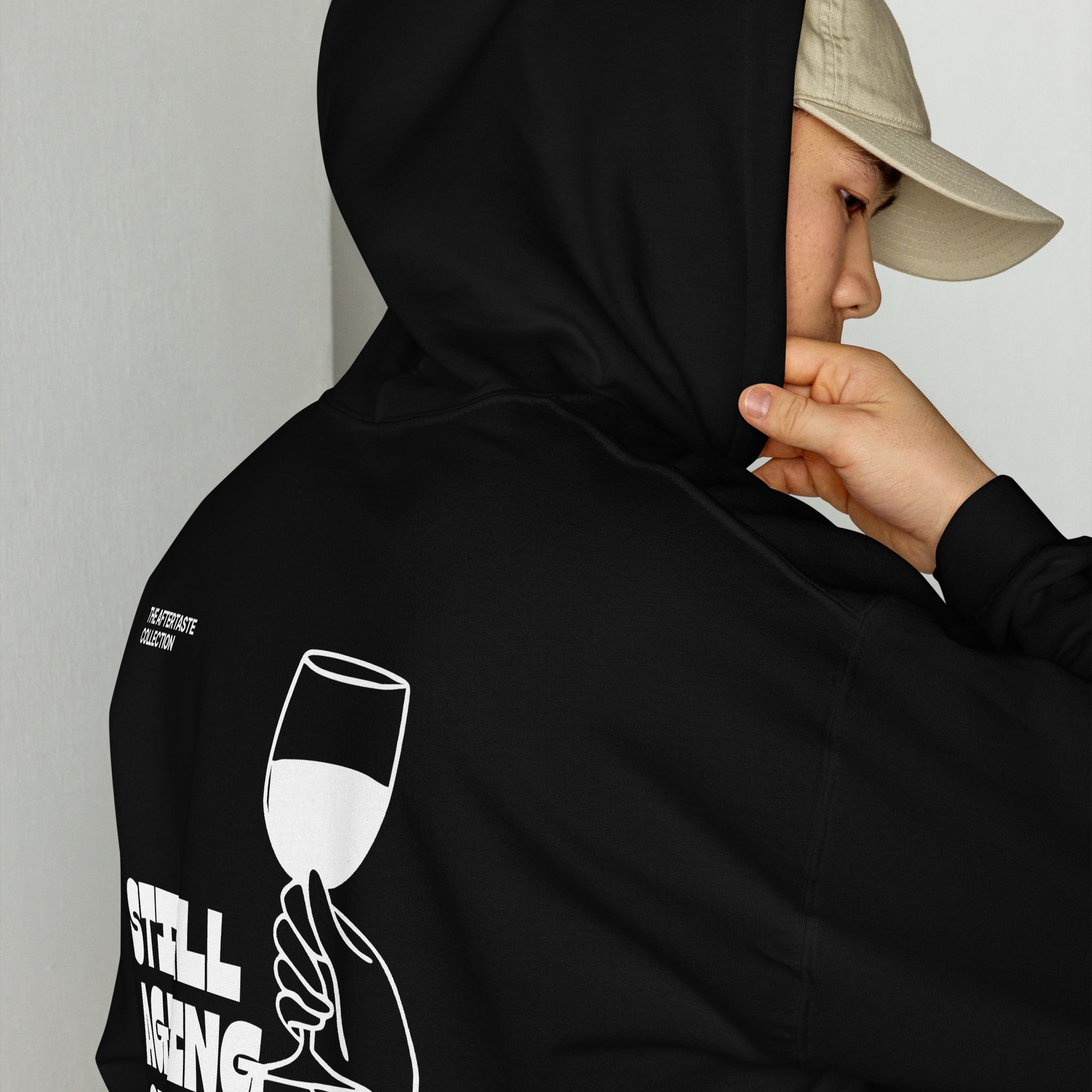 The Aftertaste Collection - Still aging. Still stunning | Hoodie Dark - Foodies Gifts – by The Foodies Club 