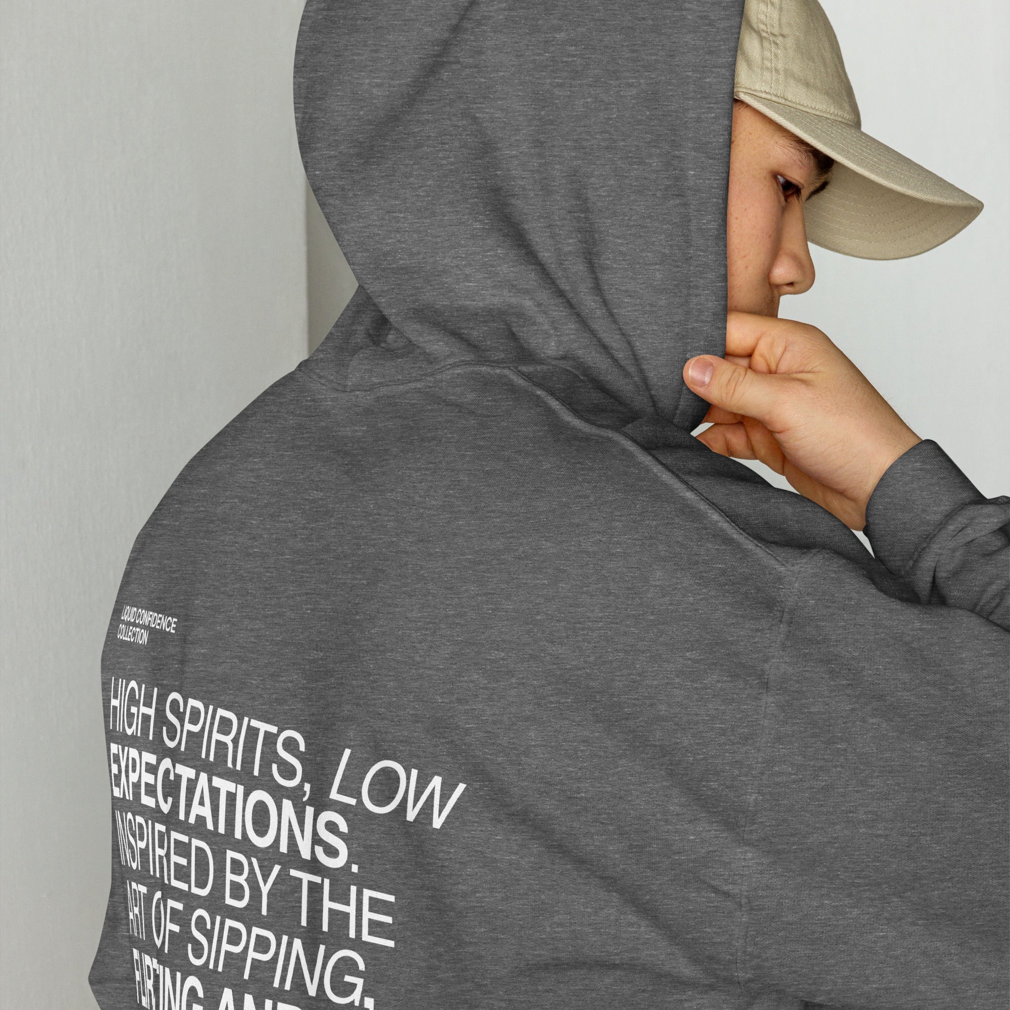 The Foodies Club - Liquid Confidence | Hoodie Dark - Foodies Gifts – by The Foodies Club 