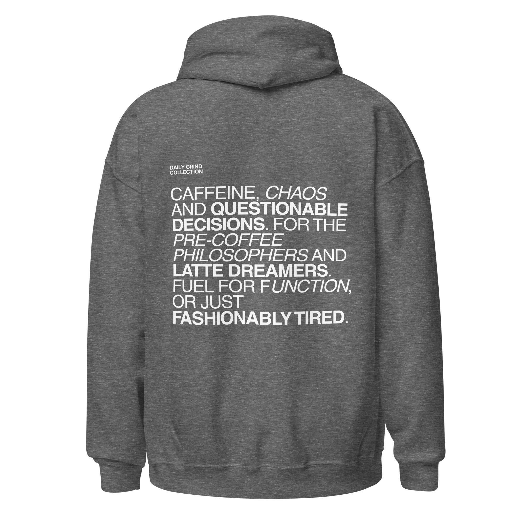 The Foodies Club - Daily Grind | Hoodie Dark - Foodies Gifts – by The Foodies Club 