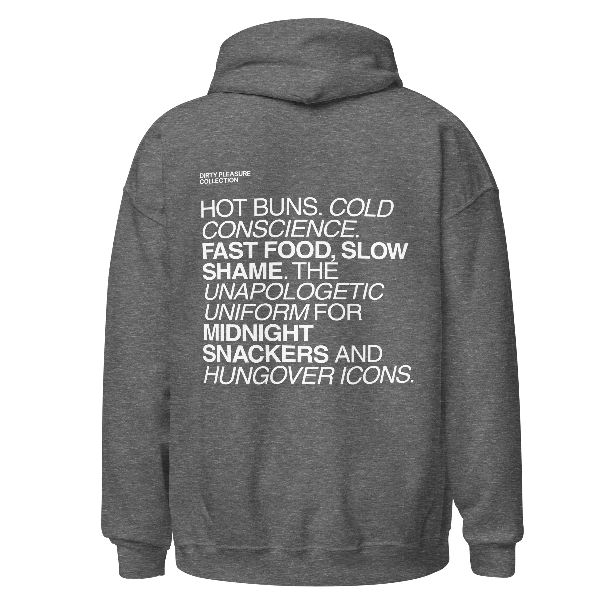 The Foodies Club - Dirty Pleasure | Hoodie Dark - Foodies Gifts – by The Foodies Club 