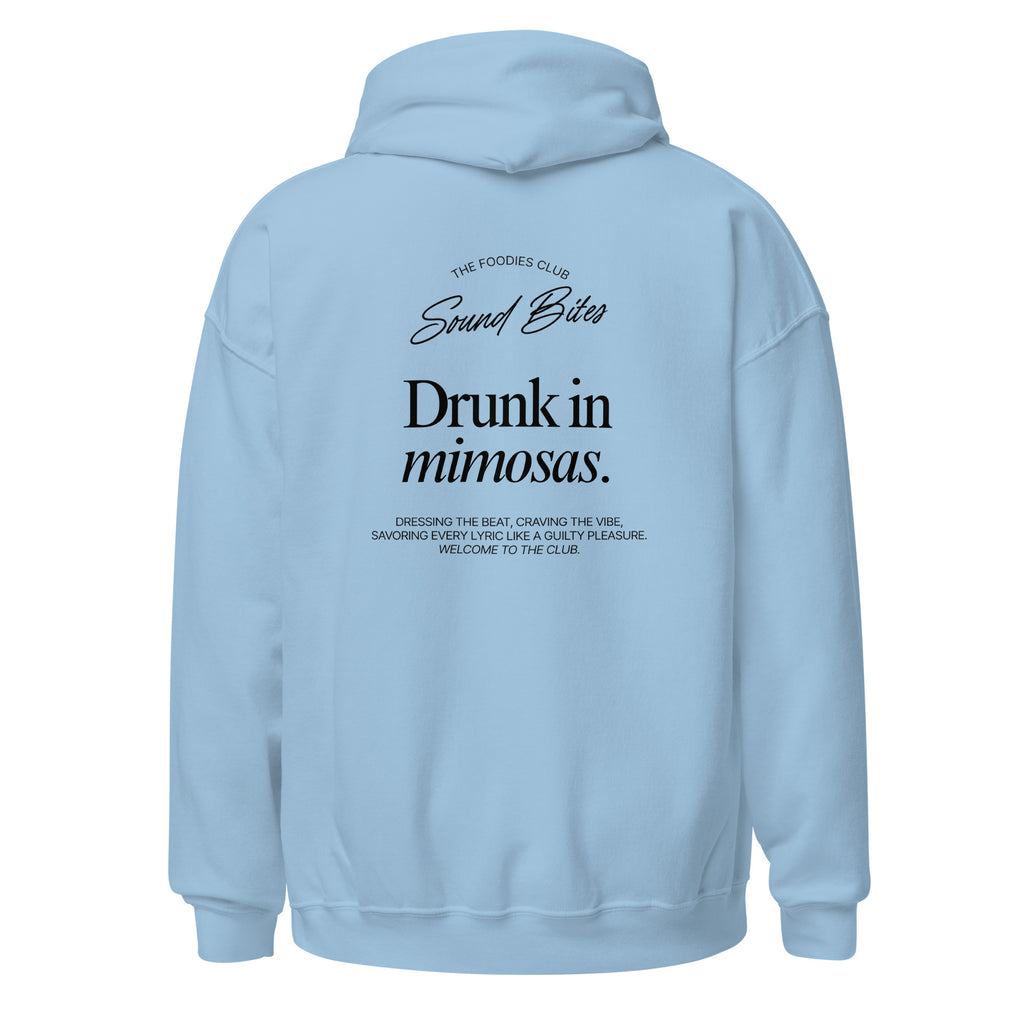 Drunk in mimosas | Hoodie Light - Foodies Gifts – by The Foodies Club 