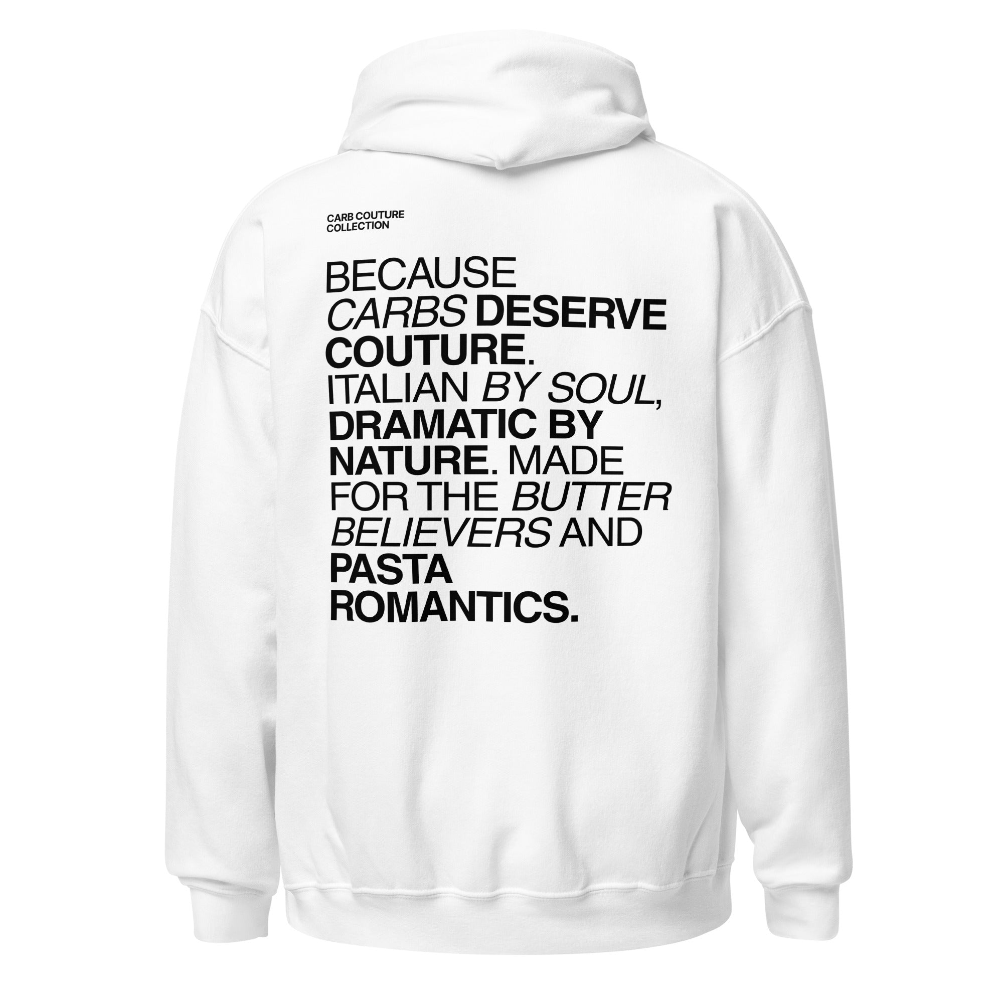 The Foodies Club - Carb Couture | Hoodie Light - Foodies Gifts – by The Foodies Club 