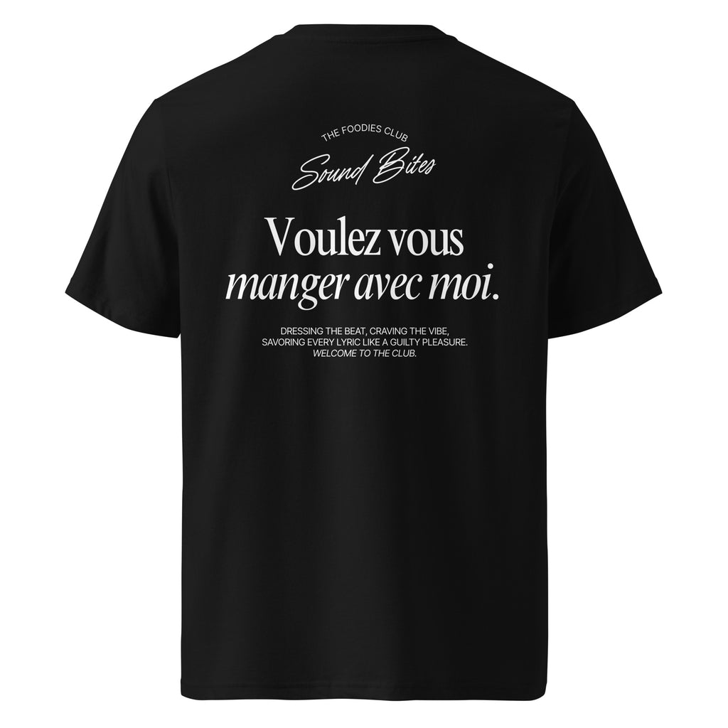 Voulez vous manger avec moi | T-shirt Dark - Foodies Gifts – by The Foodies Club 