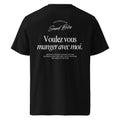 Voulez vous manger avec moi | T-shirt Dark - Foodies Gifts – by The Foodies Club 