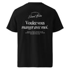 Voulez vous manger avec moi | T-shirt Dark - Foodies Gifts – by The Foodies Club 