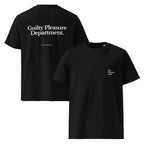 The Foodies Club - Guilty Pleasure Department | T-shirt Dark - Foodies Gifts – by The Foodies Club 