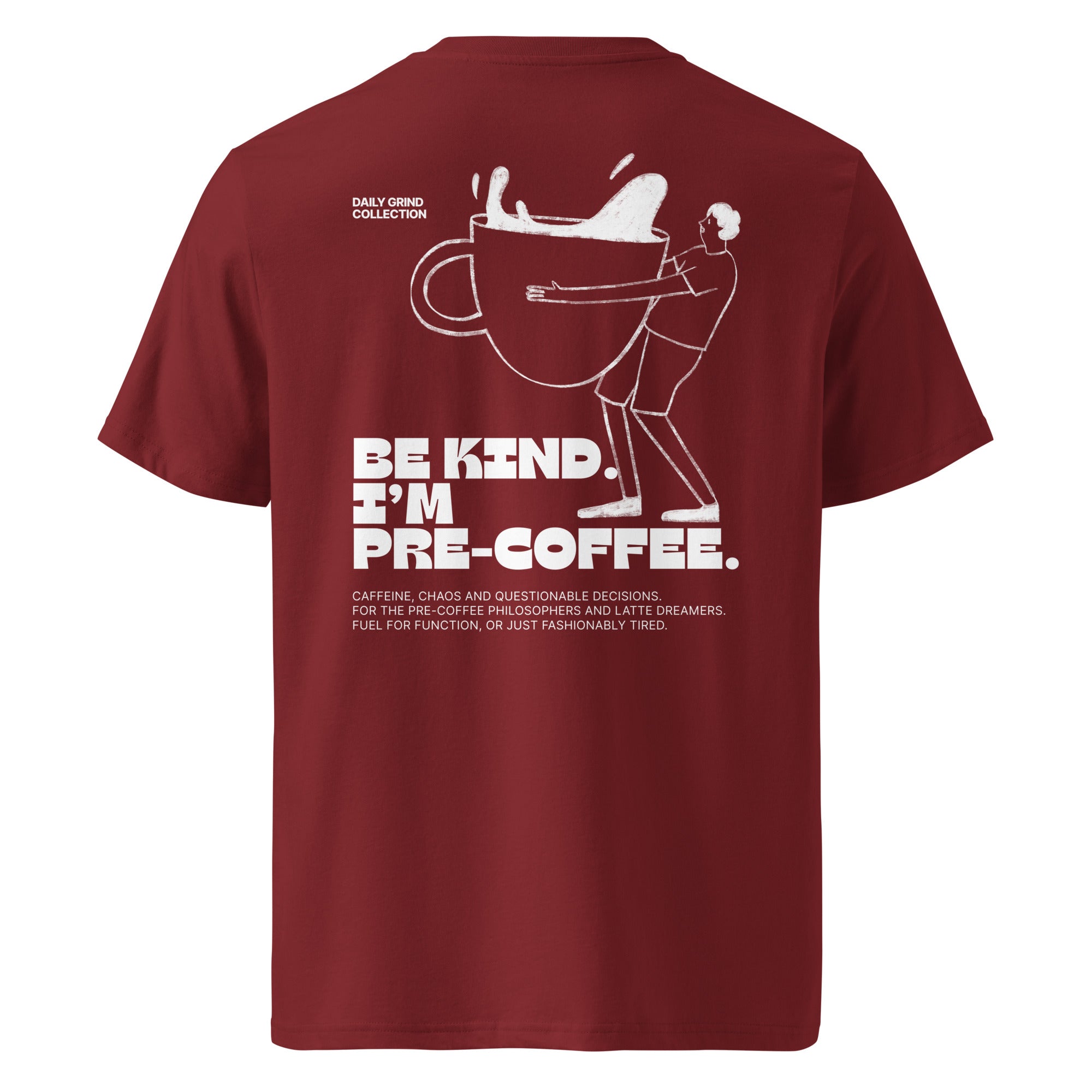 Daily Grind Collection - Be kind. I'm pre-coffee | T-shirt Dark - Foodies Gifts – by The Foodies Club 