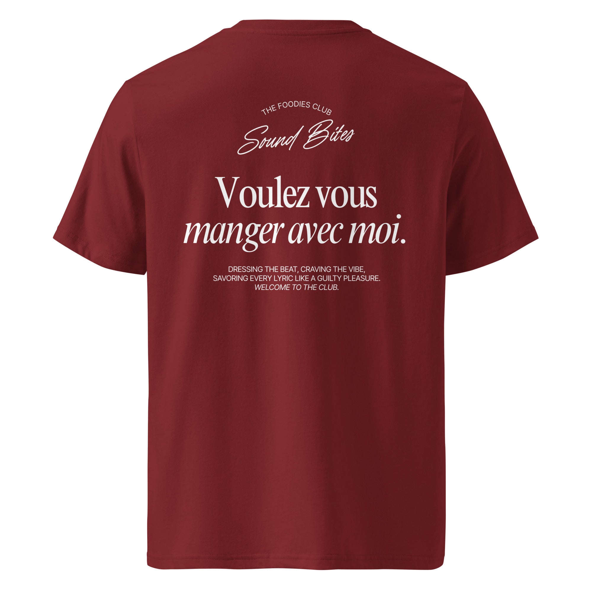 Voulez vous manger avec moi | T-shirt Dark - Foodies Gifts – by The Foodies Club 
