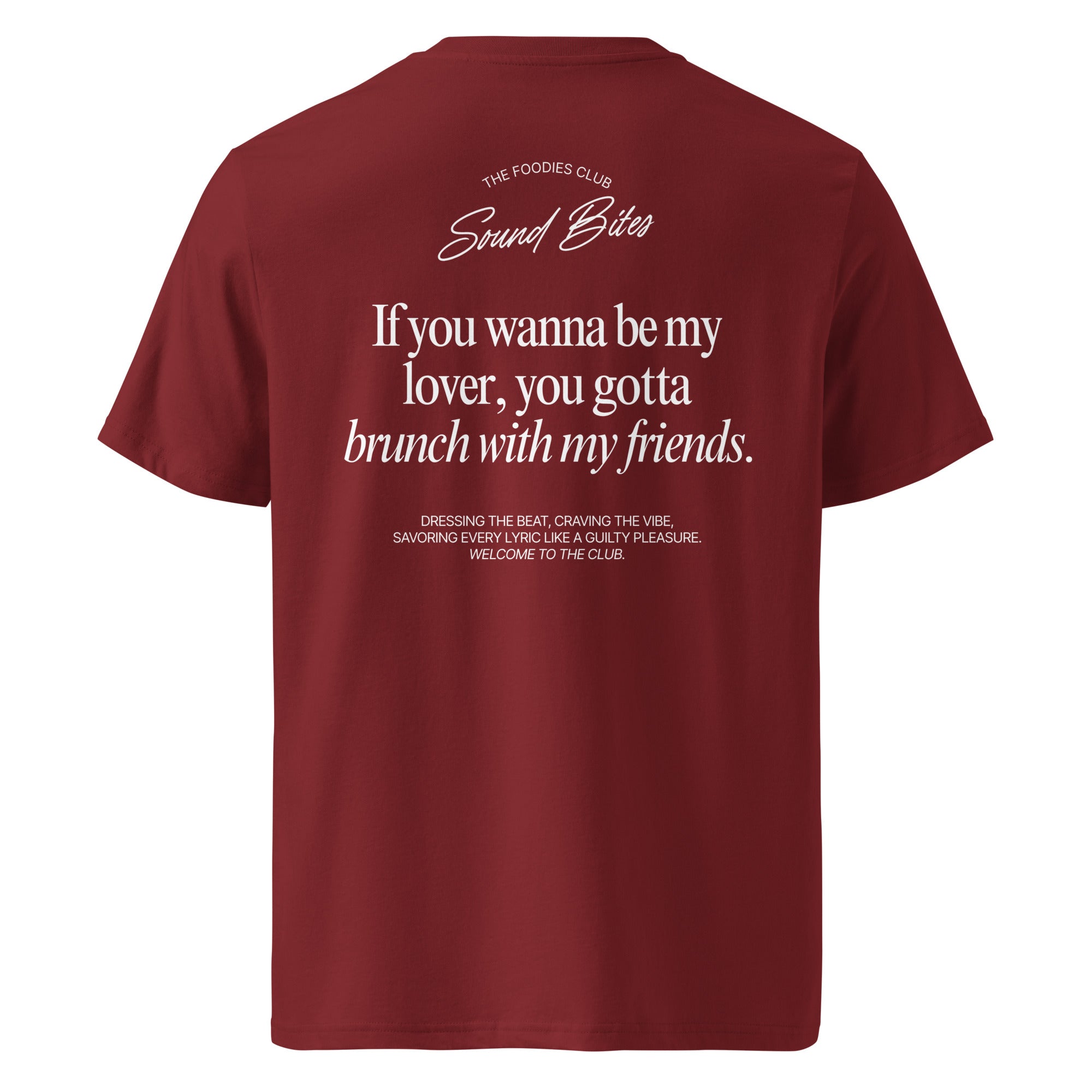 If you wanna be my lover | T-shirt Dark - Foodies Gifts – by The Foodies Club 