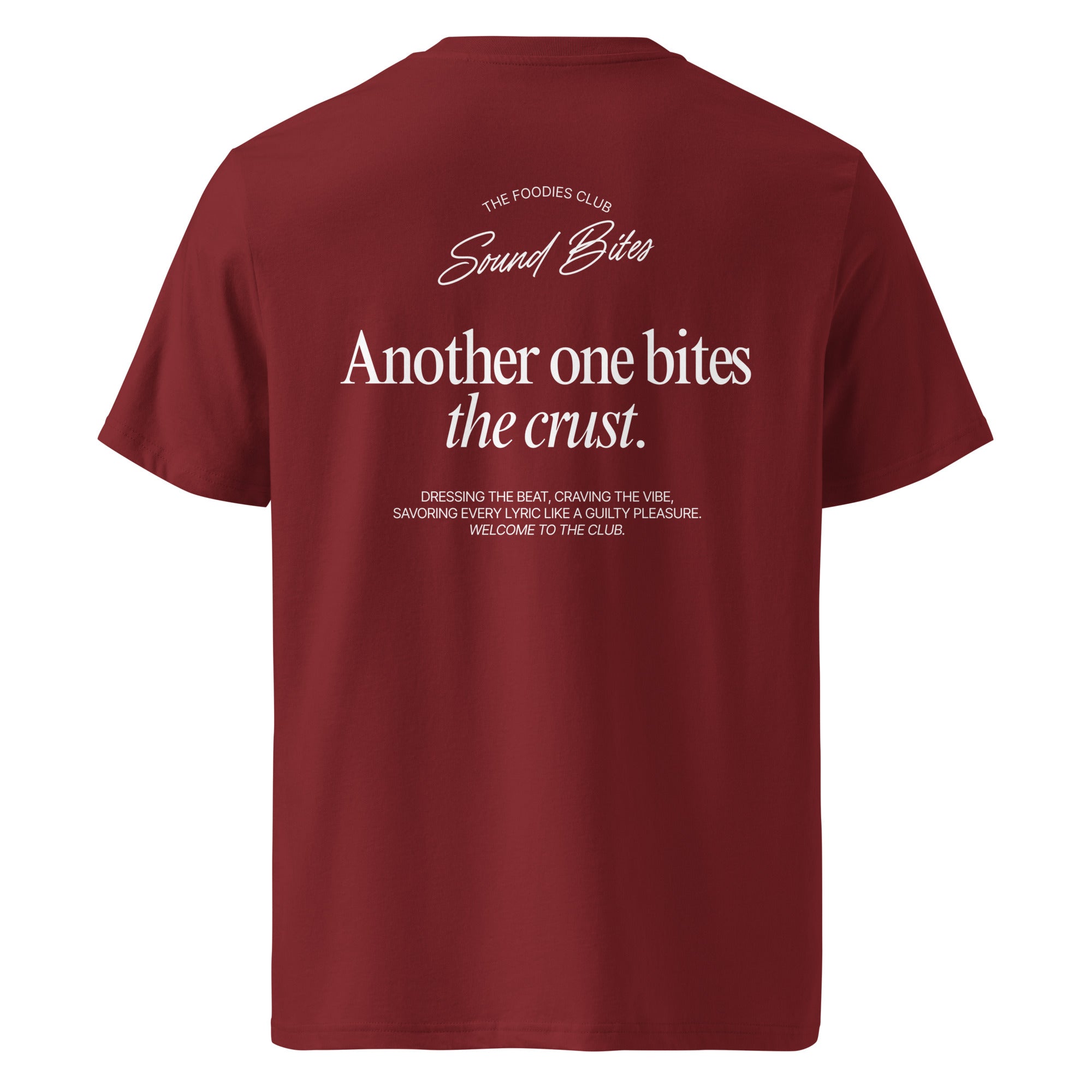Another one bites the crust | T-shirt Dark - Foodies Gifts – by The Foodies Club 