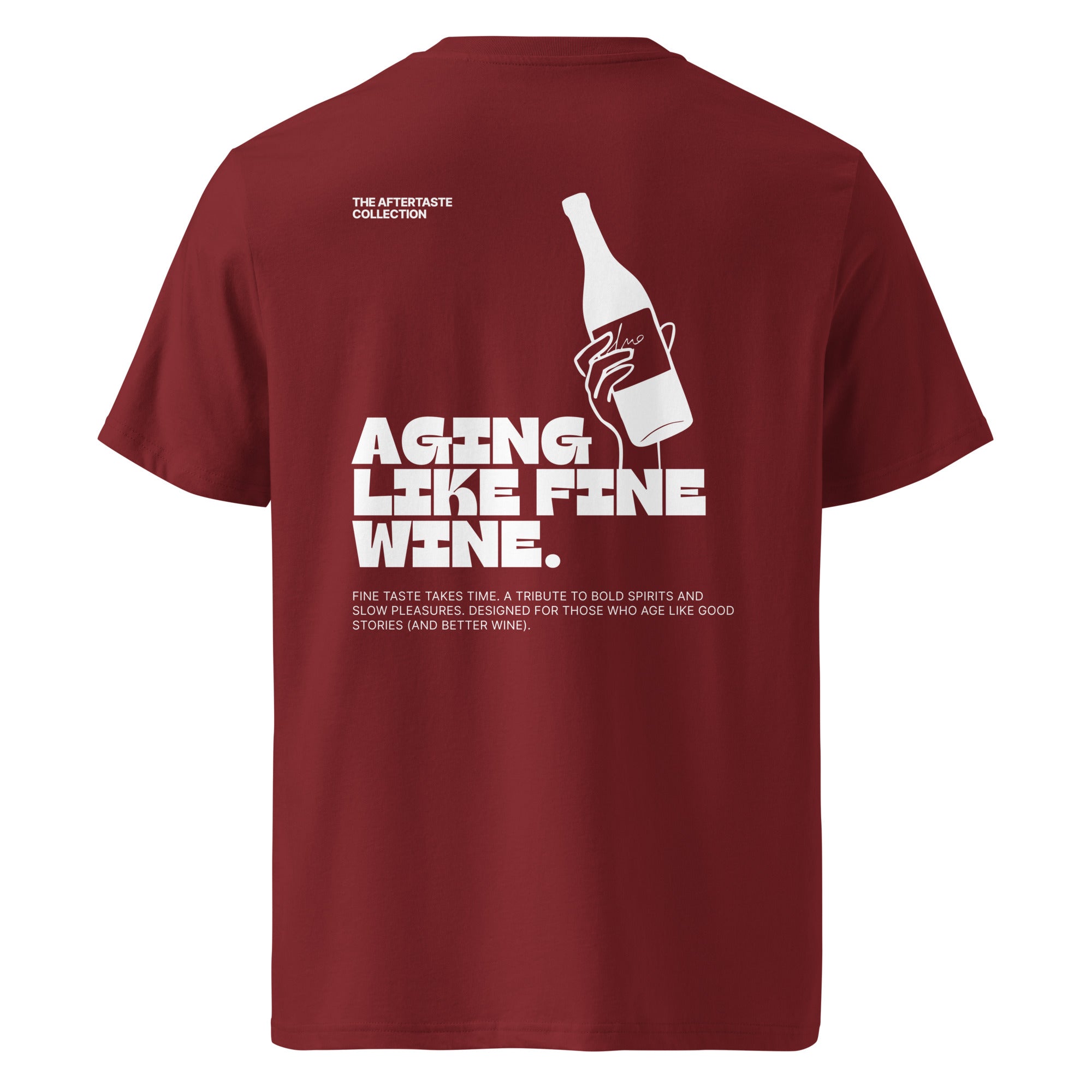 The Aftertaste Collection - Aging like fine wine | T-shirt Dark - Foodies Gifts – by The Foodies Club 