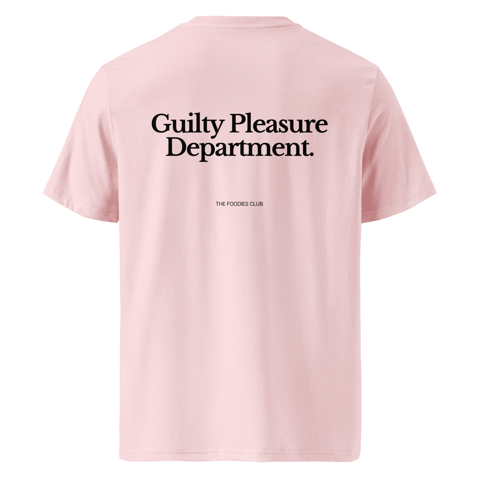 The Foodies Club - Guilty Pleasure Department | T-shirt Light - Foodies Gifts – by The Foodies Club 