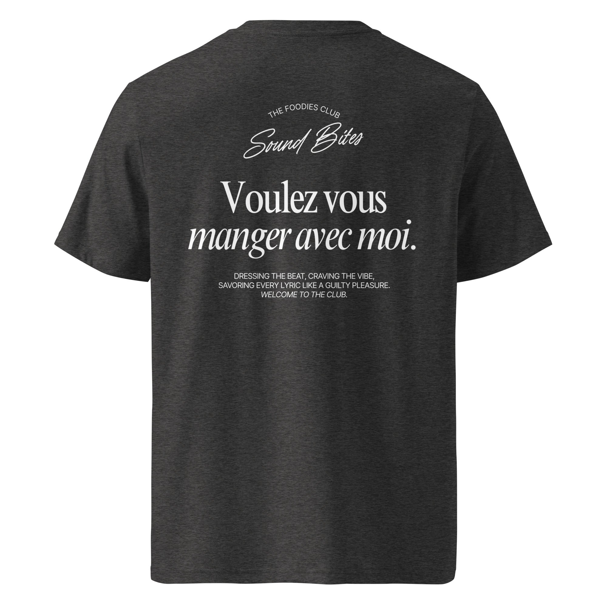 Voulez vous manger avec moi | T-shirt Dark - Foodies Gifts – by The Foodies Club 