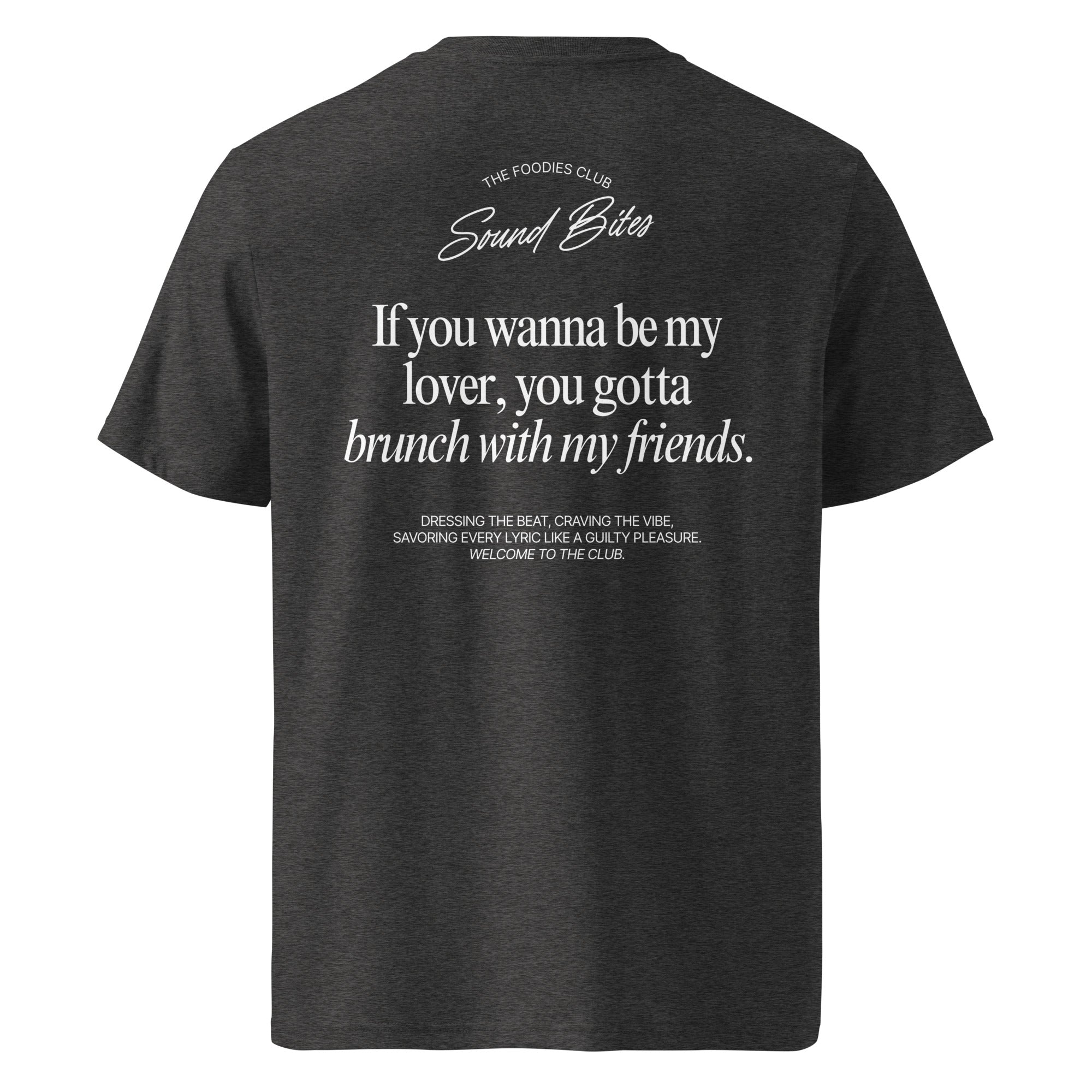 If you wanna be my lover | T-shirt Dark - Foodies Gifts – by The Foodies Club 