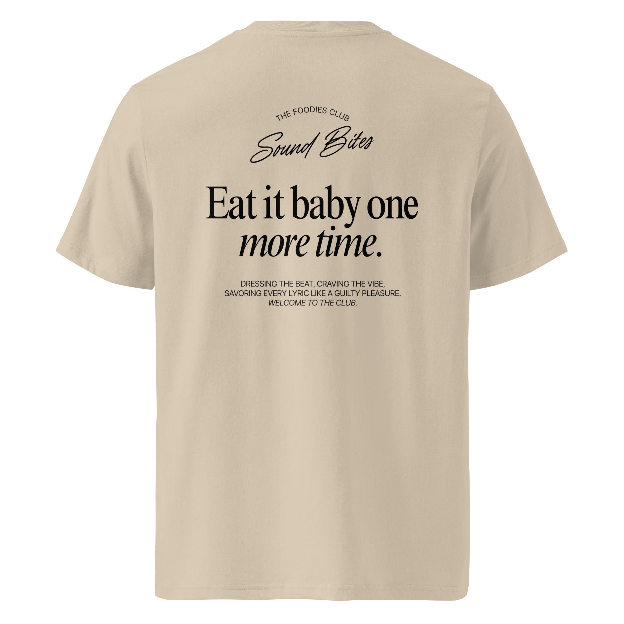 Eat it baby one more time | T-shirt Light - Foodies Gifts – by The Foodies Club 