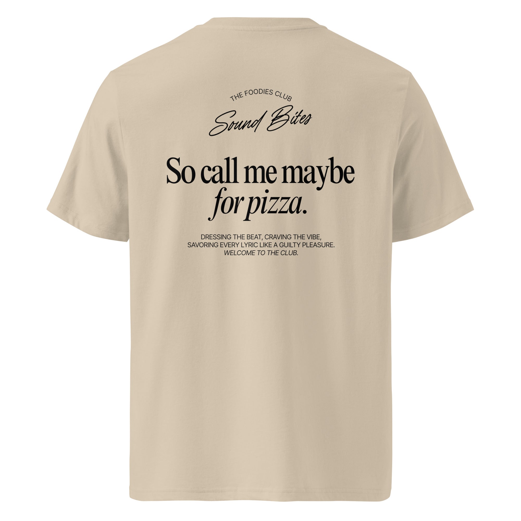 So call me maybe for pizza | T-shirt Light - Foodies Gifts – by The Foodies Club 
