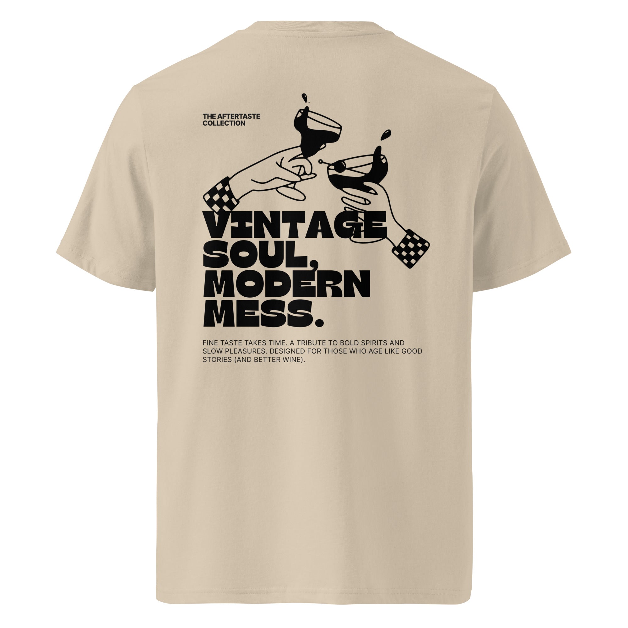 The Aftertaste Collection - Vintage soul, modern mess | T-shirt Light - Foodies Gifts – by The Foodies Club 