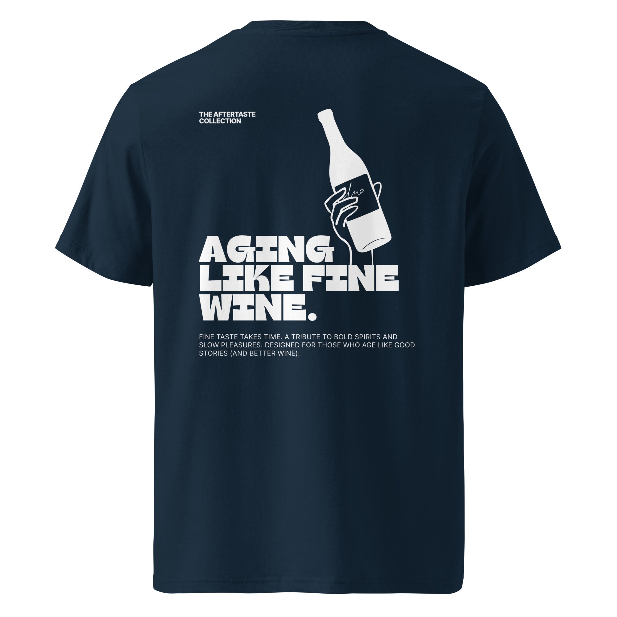 The Aftertaste Collection - Aging like fine wine | T-shirt Dark - Foodies Gifts – by The Foodies Club 
