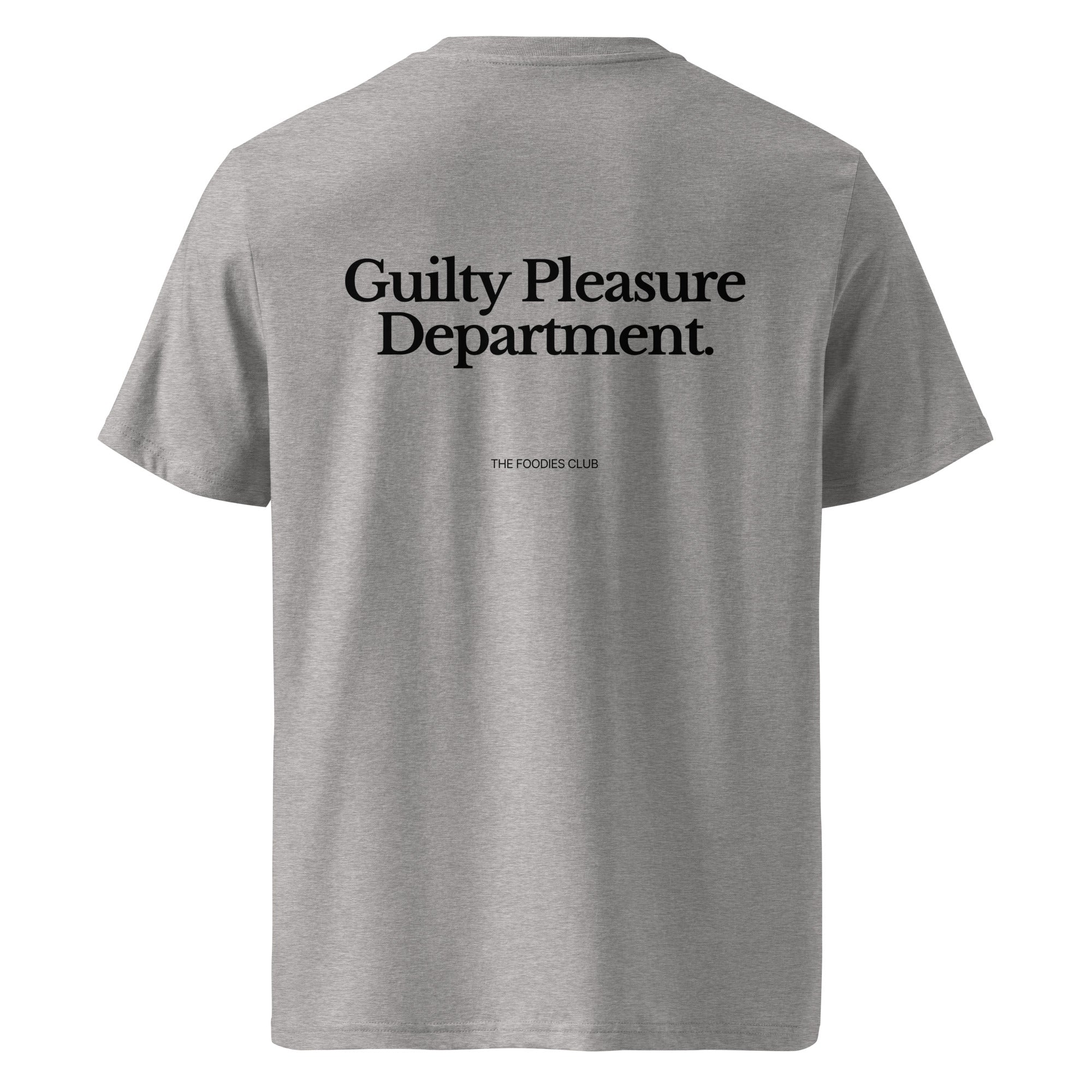 The Foodies Club - Guilty Pleasure Department | T-shirt Light - Foodies Gifts – by The Foodies Club 