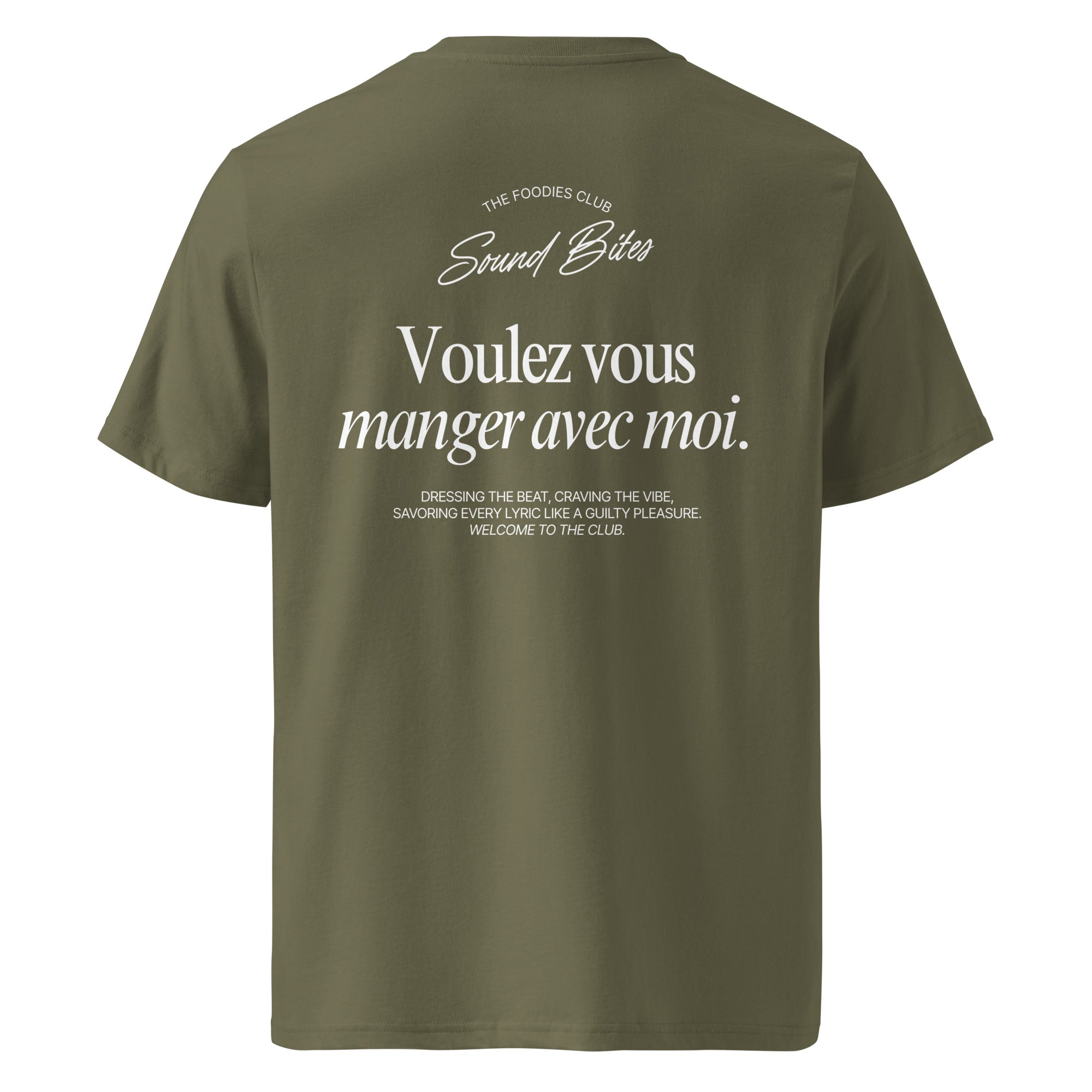Voulez vous manger avec moi | T-shirt Dark - Foodies Gifts – by The Foodies Club 