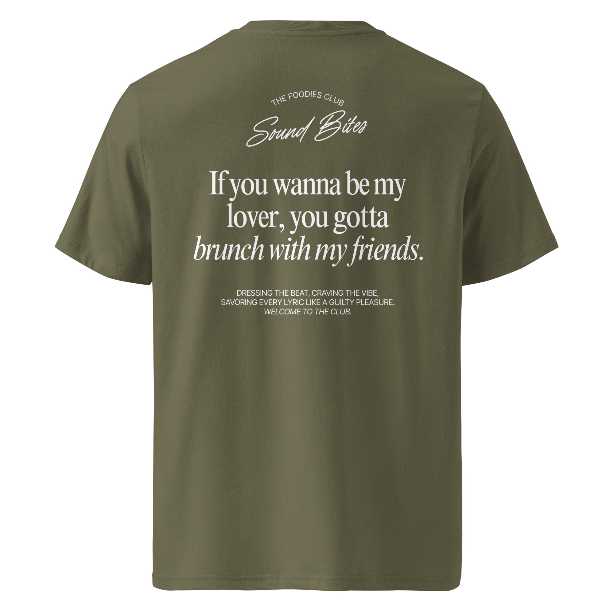 If you wanna be my lover | T-shirt Dark - Foodies Gifts – by The Foodies Club 