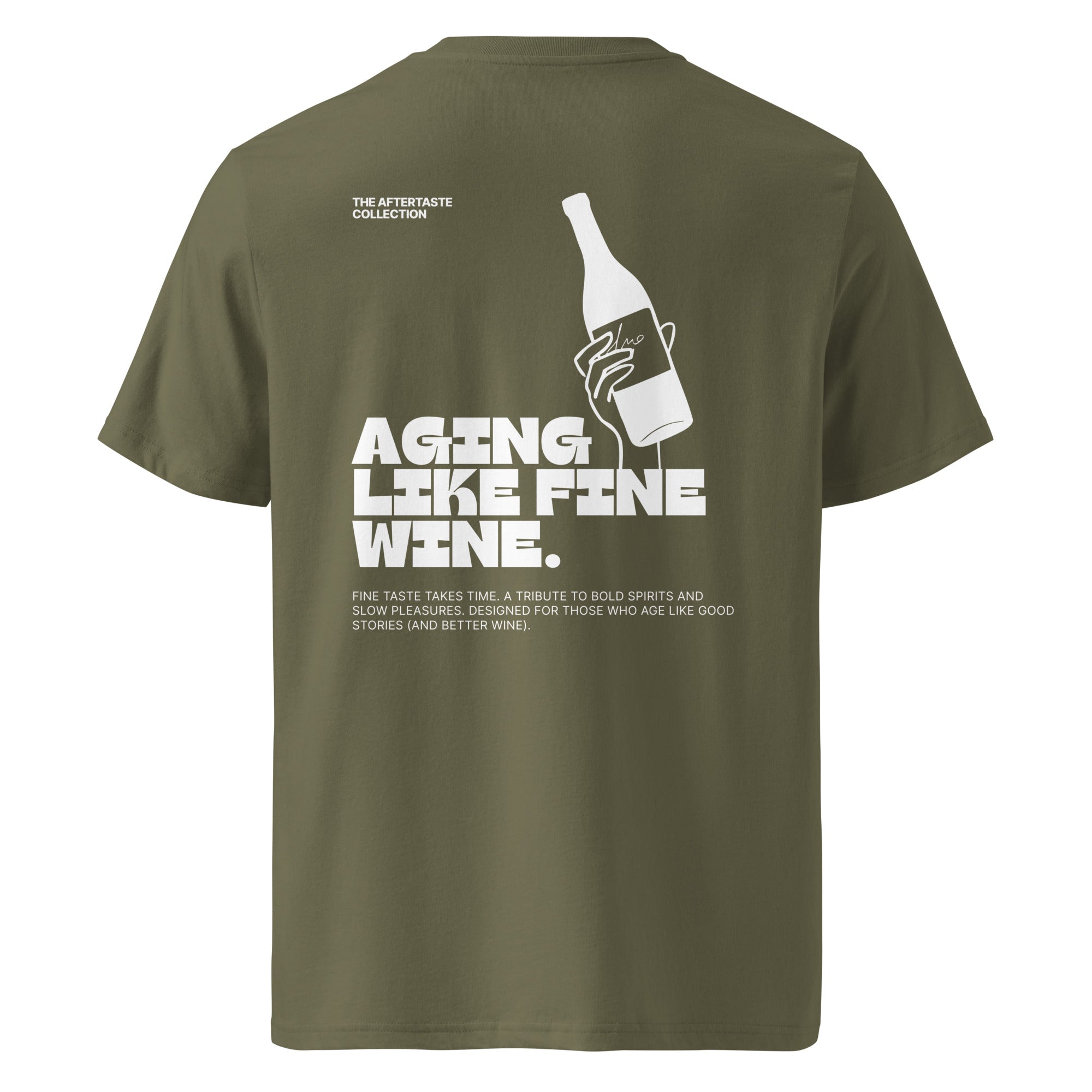 The Aftertaste Collection - Aging like fine wine | T-shirt Dark - Foodies Gifts – by The Foodies Club 