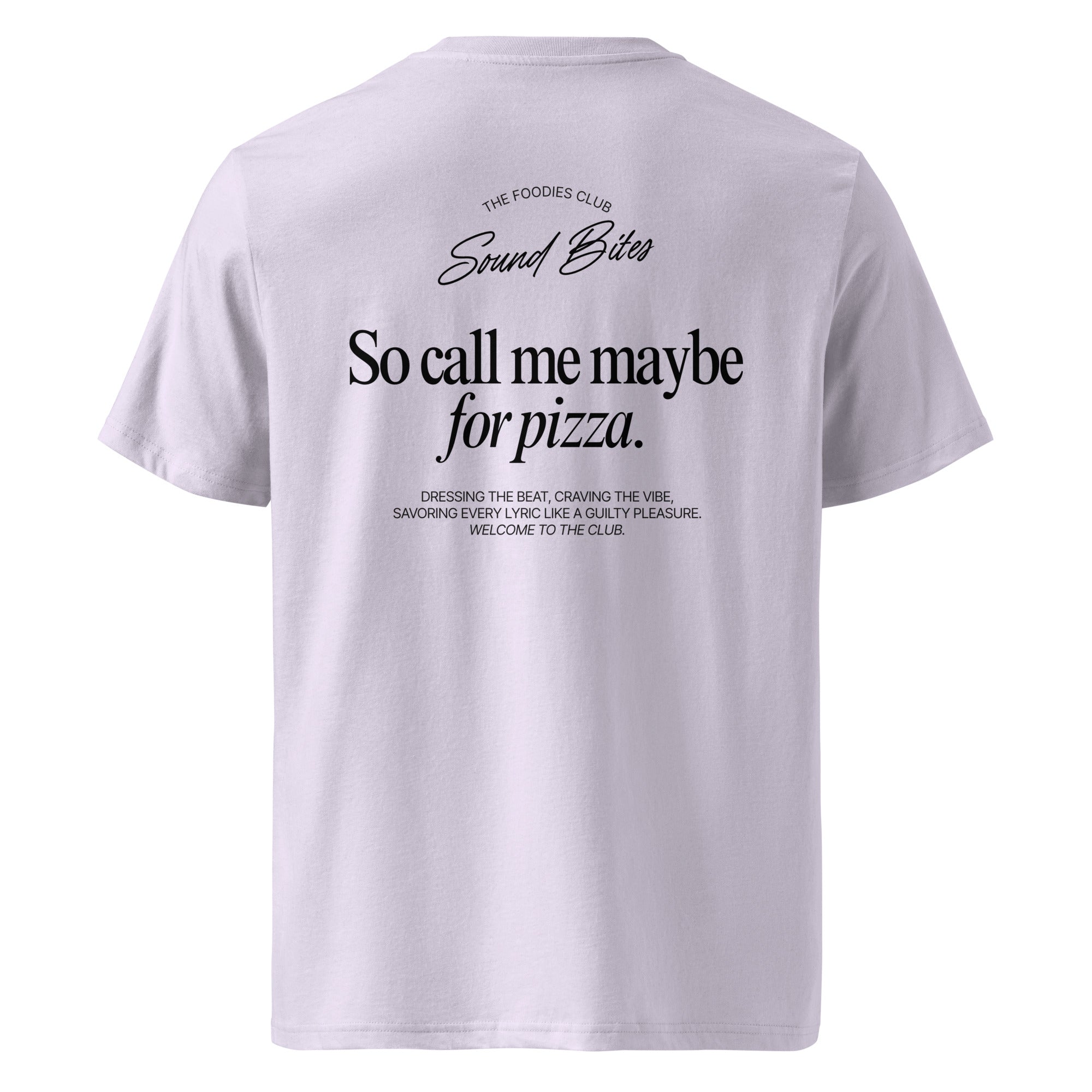So call me maybe for pizza | T-shirt Light - Foodies Gifts – by The Foodies Club 