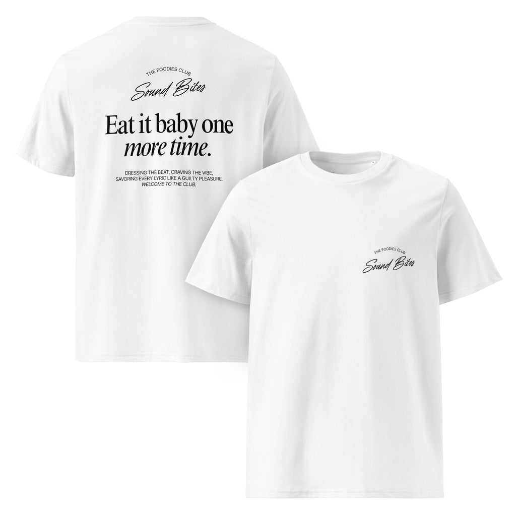 Eat it baby one more time | T-shirt Light - Foodies Gifts – by The Foodies Club 
